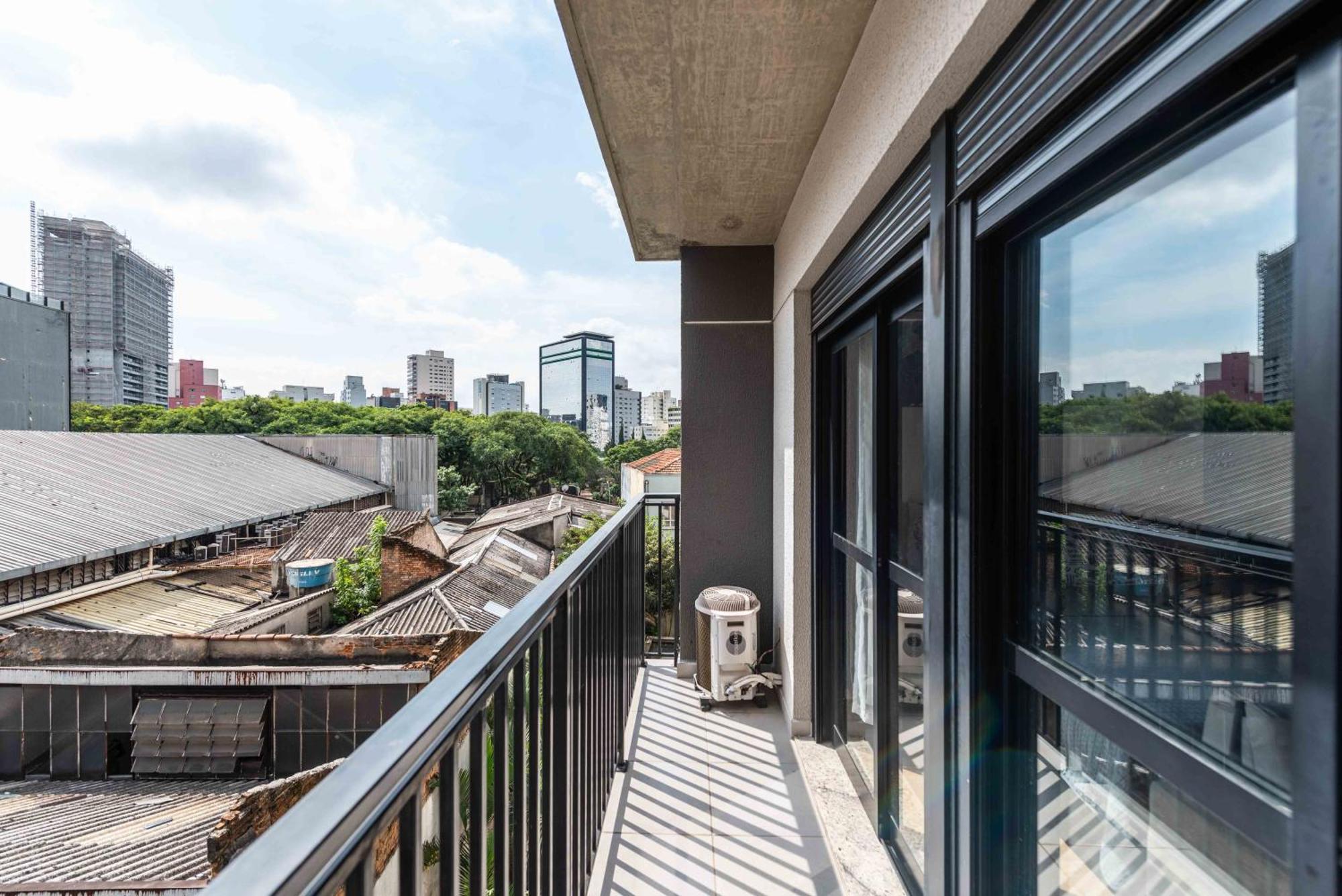 47 New Studio Next Paulista Av, Fast Wifi And Balcony Sao Paulo Dış mekan fotoğraf